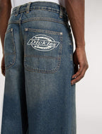 Dickies Hillham Extra Loose Straight Jeans - Khaki - Kubanna