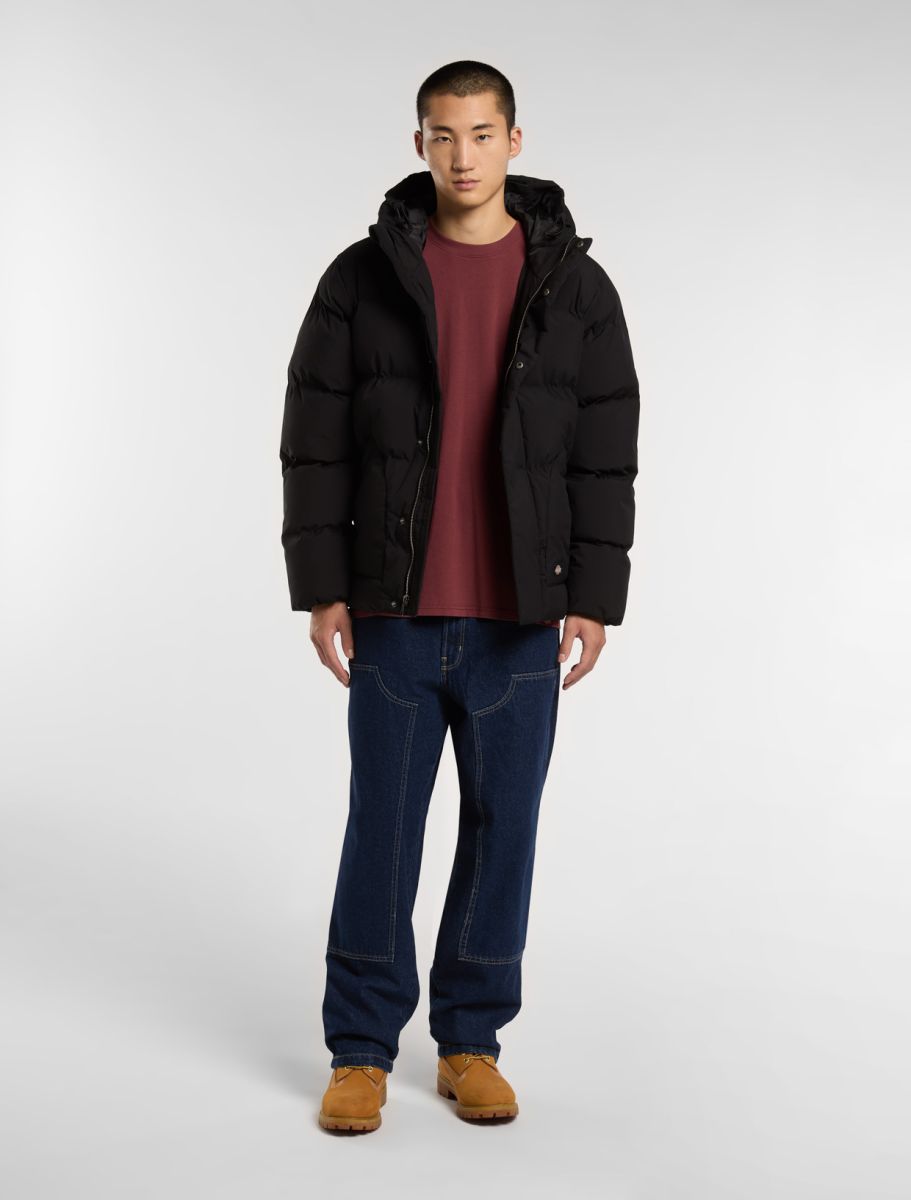 Dickies Eagleville Hooded Puffer Jacket - Black