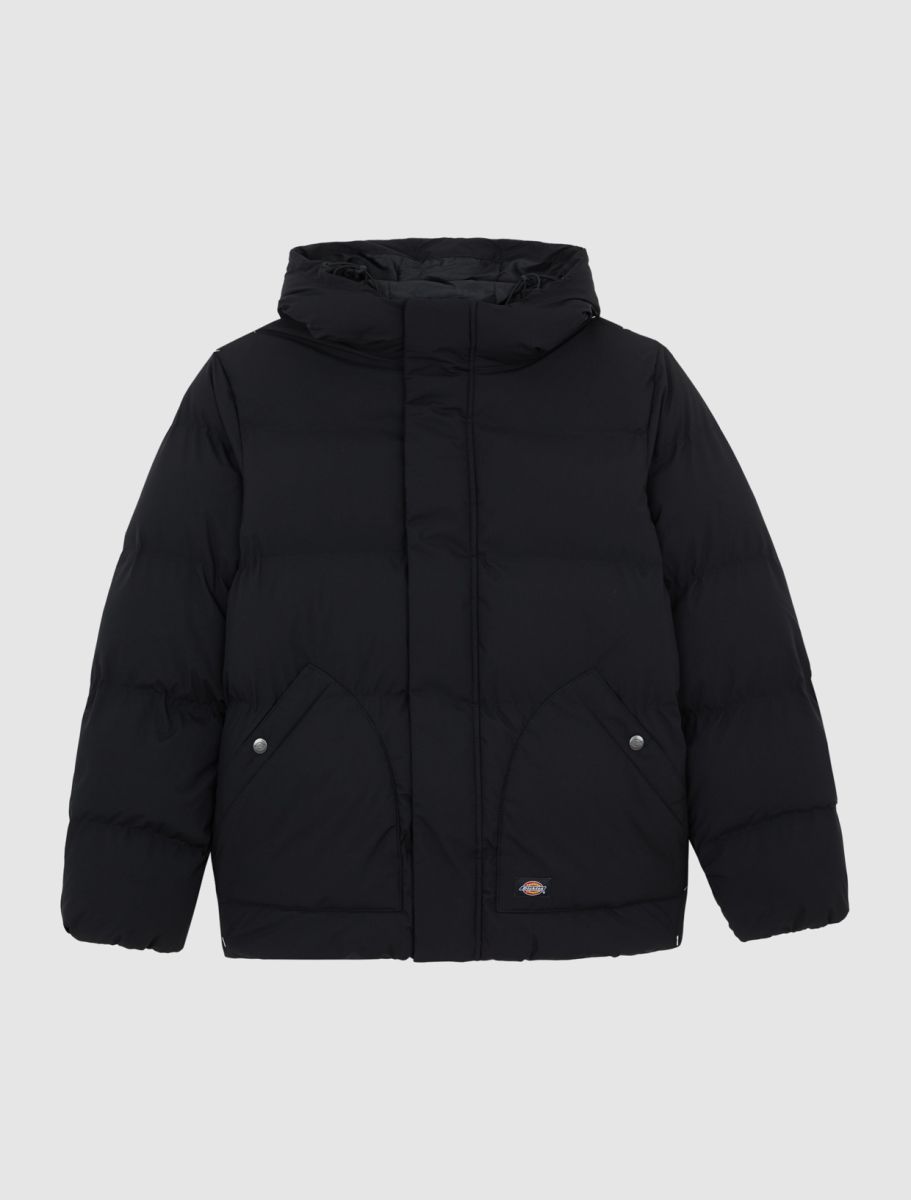 Dickies Eagleville Hooded Puffer Jacket - Black