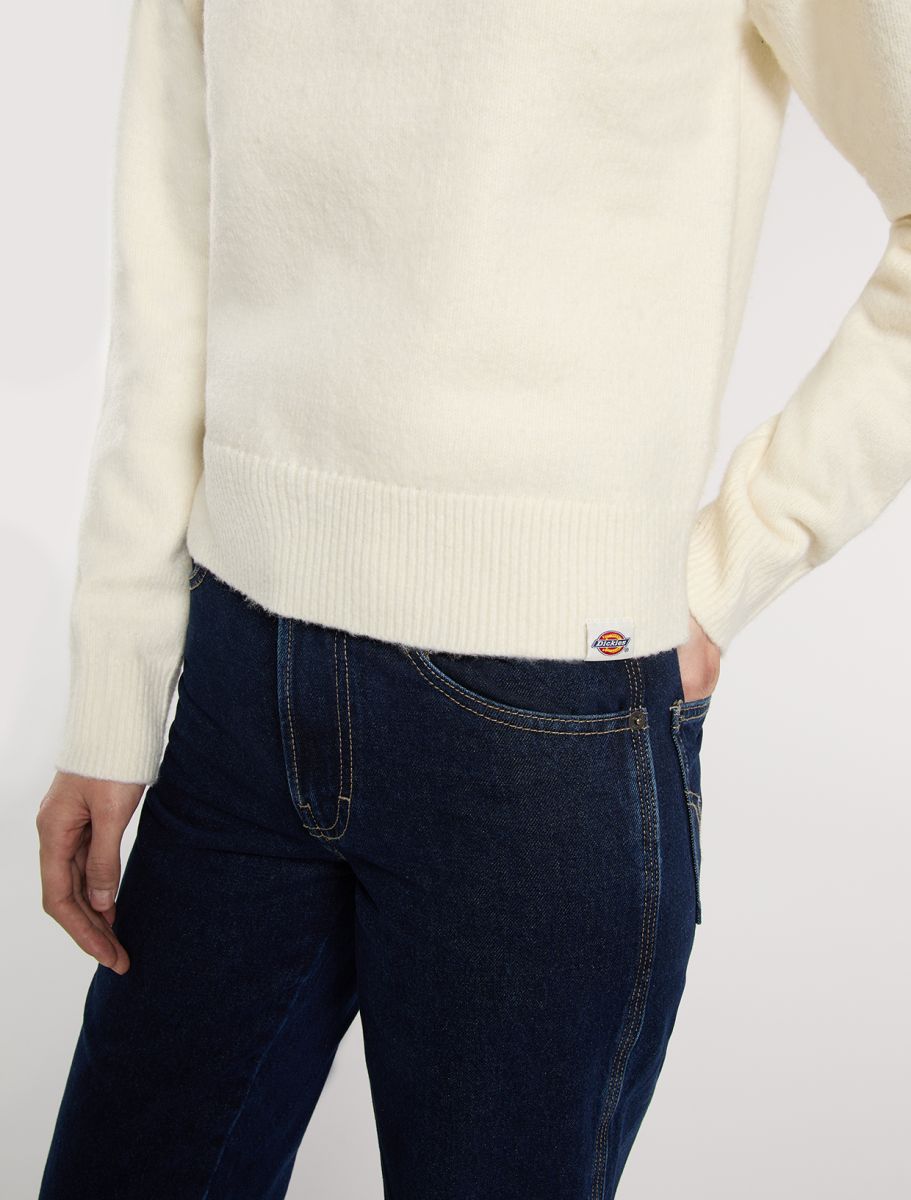 Dickies Ruston Quarter Zip Sweater - Beige