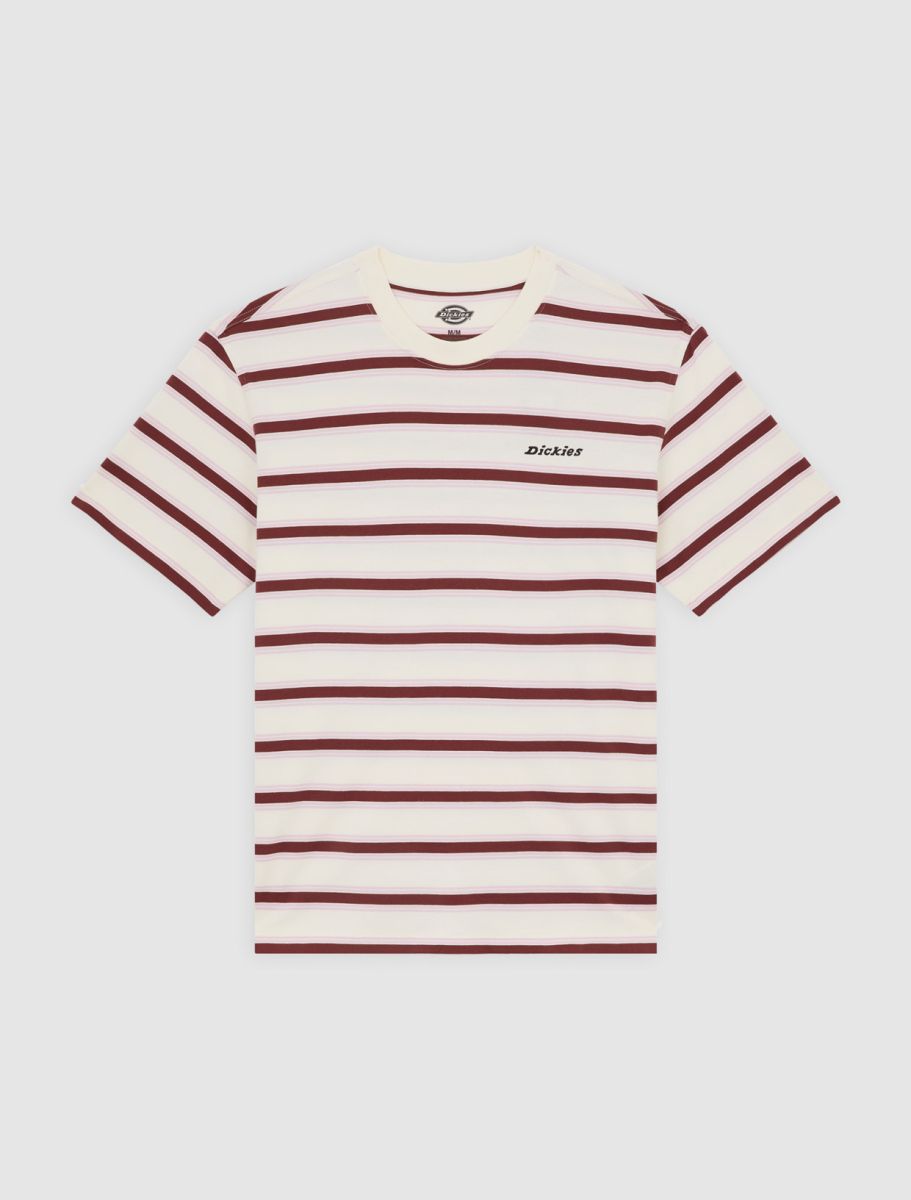 Dickies York Stripe Tee - Beige - Kubanna