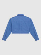 Dickies | Shalimar Cropped Shirt - Dutch Blue