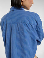 Dickies | Shalimar Cropped Shirt - Dutch Blue