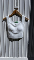 Not A Label | Riba Rib Singlet - White