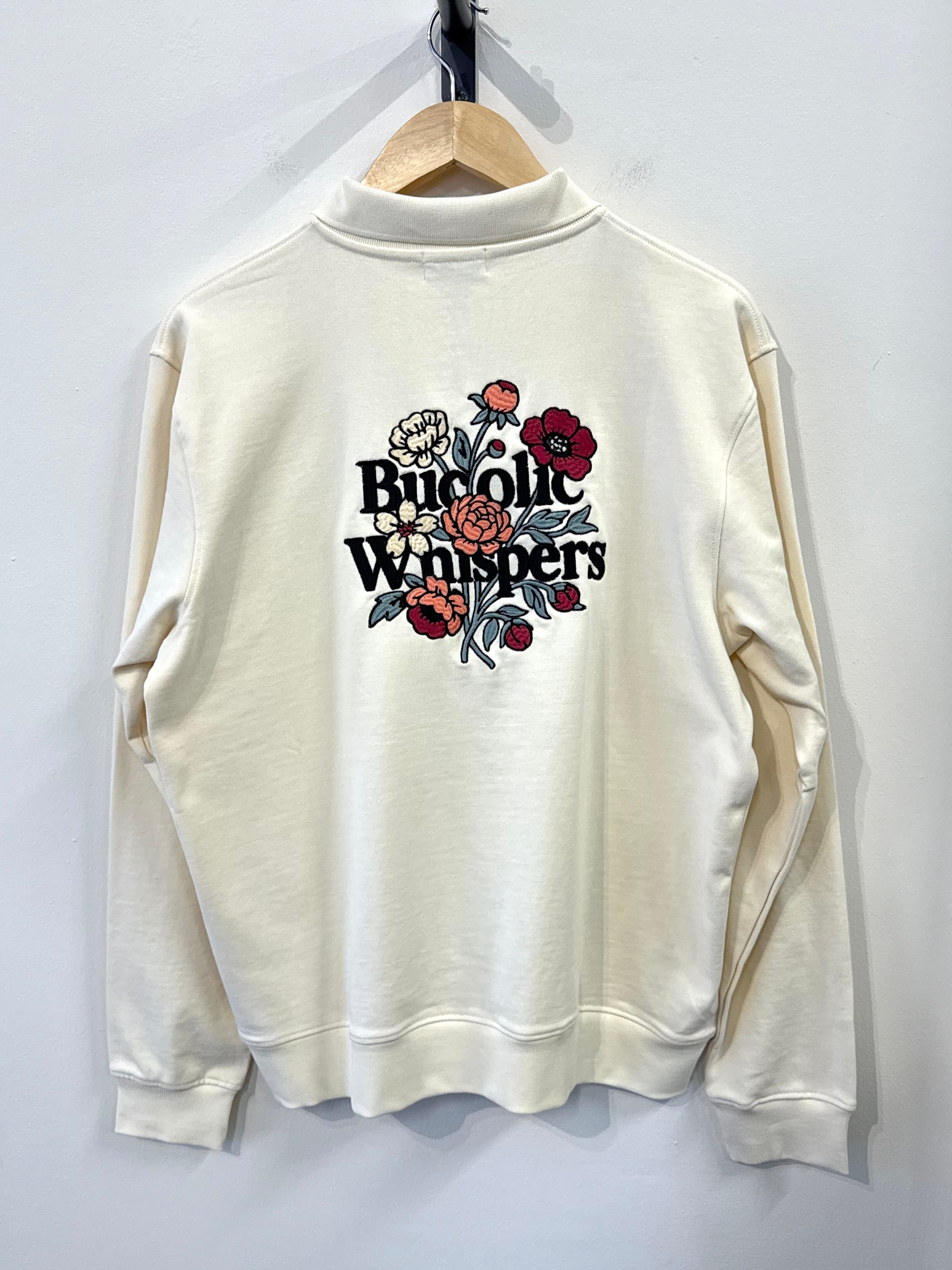 Kaotiko | Bucolic Whispers Zip-up Sweater - Ivory