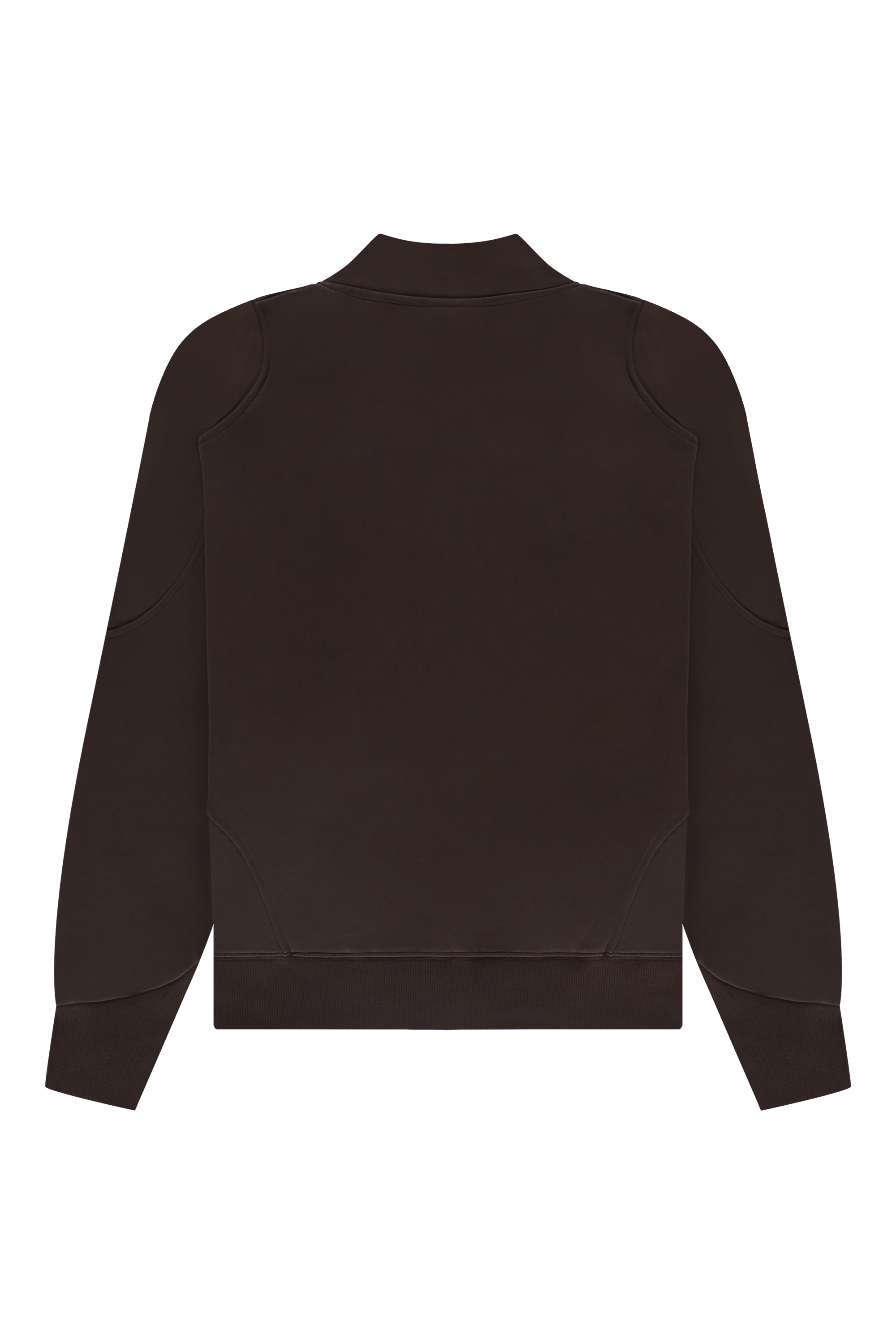 The New Originals Emblem Half Zip Sweater - Potting Soil/Light Pink