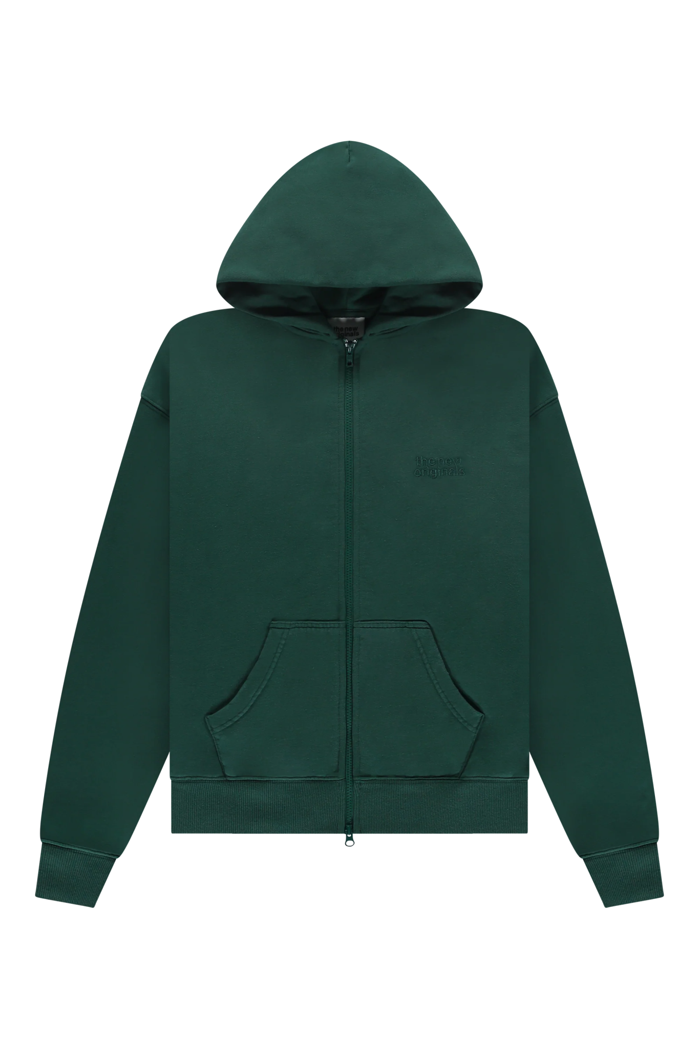 The New Originals Emblem Zip - Up Hoodie - Rain Forest - Kubanna