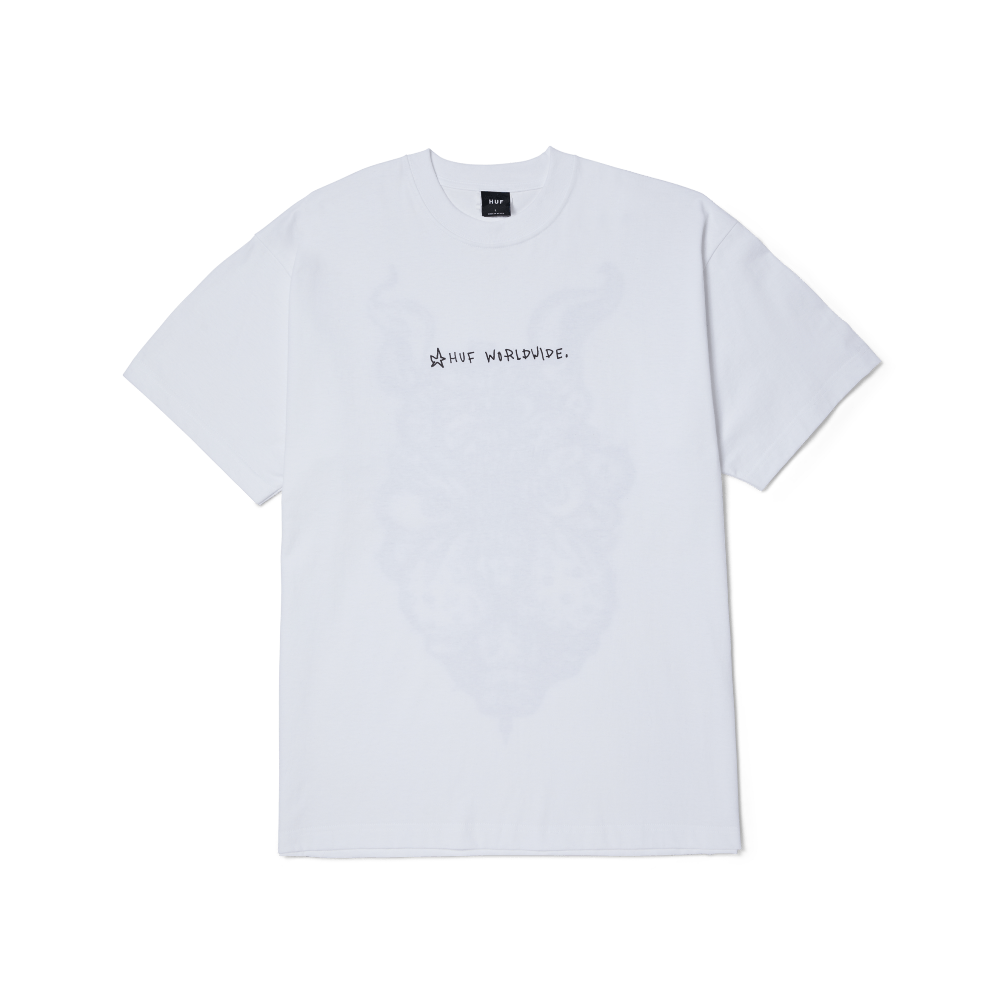 HUF FERRELL S/S TEE - White - Kubanna