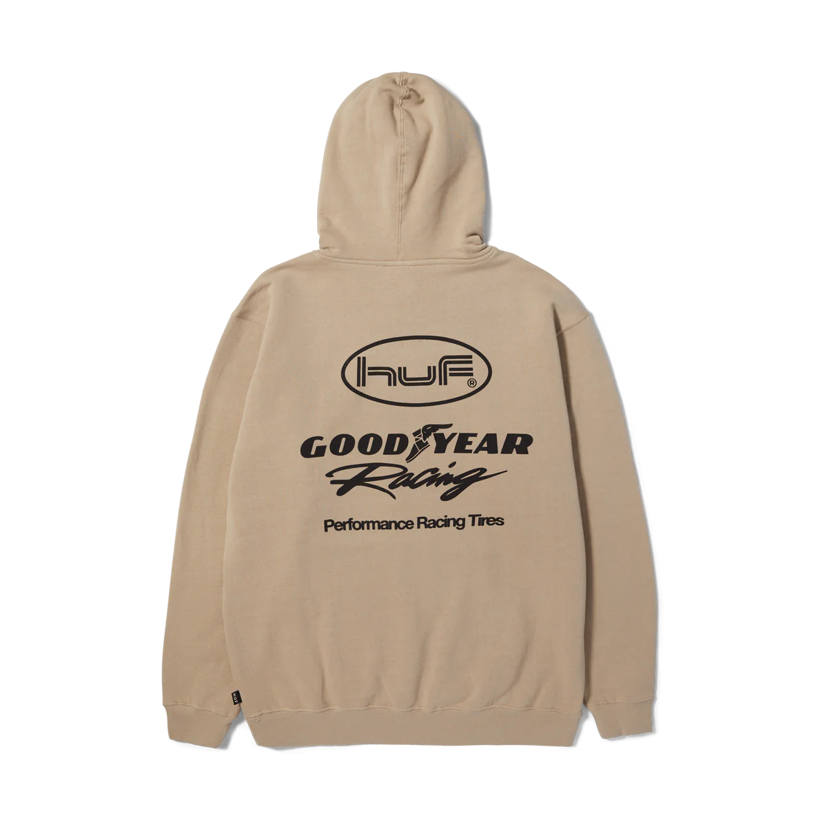 HUF X GOODYEAR Final Lap Hoodie - Sand