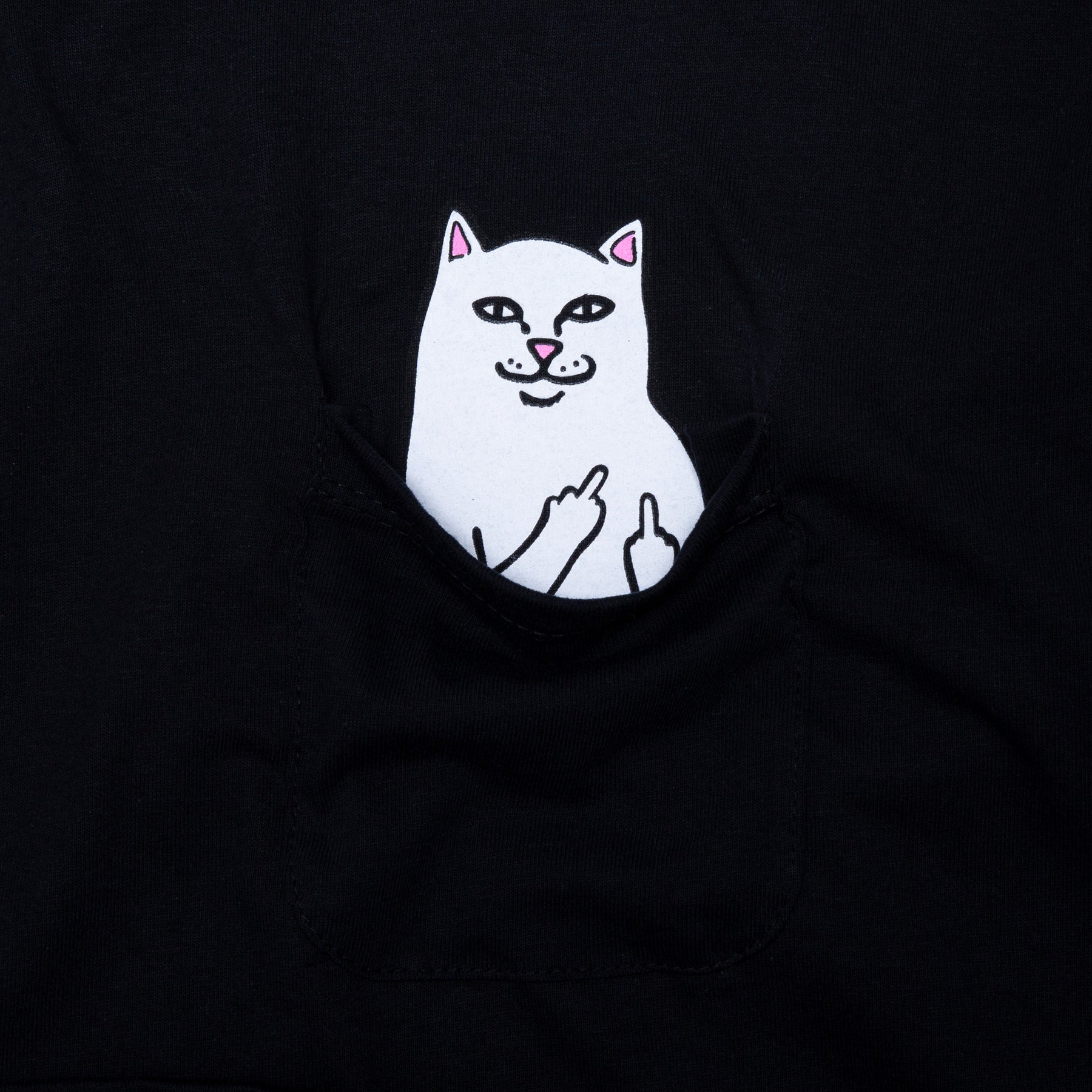 RIPNDIP Lord Nermal Longsleeve T-Shirt - Black - Kubanna