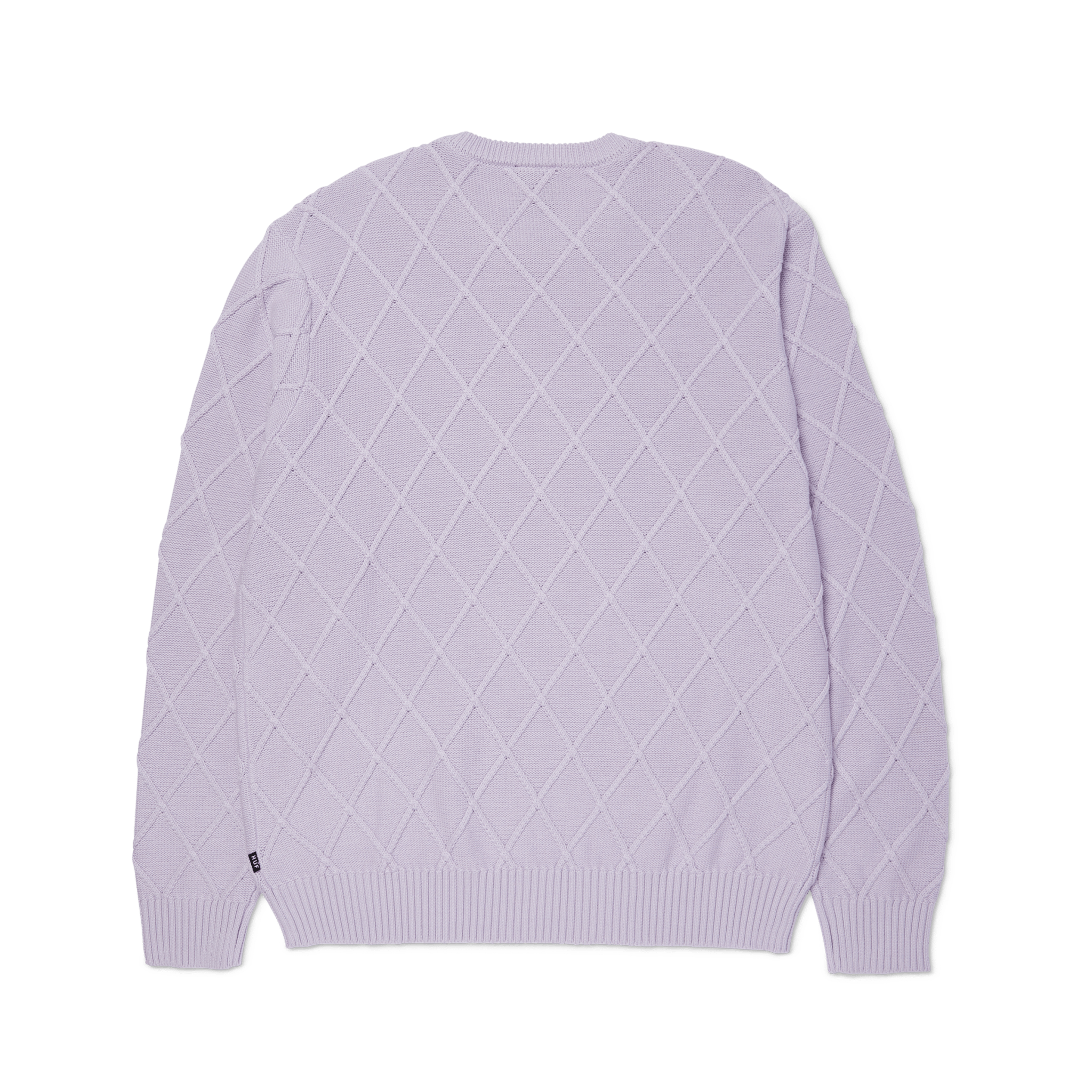 HUF GRID CREWNECK SWEATER - Dust Purple - Kubanna