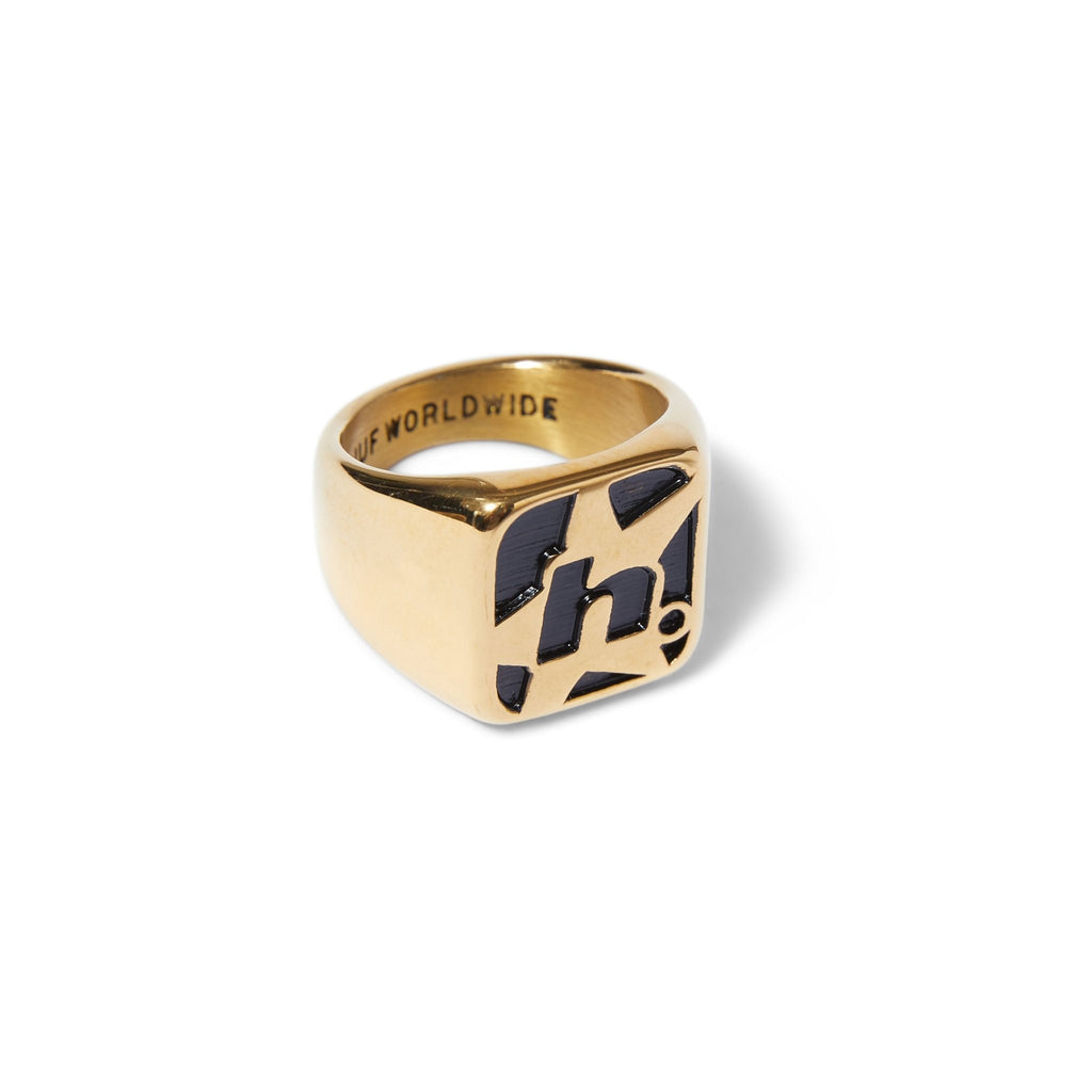 HUF H Star Ring - Gold