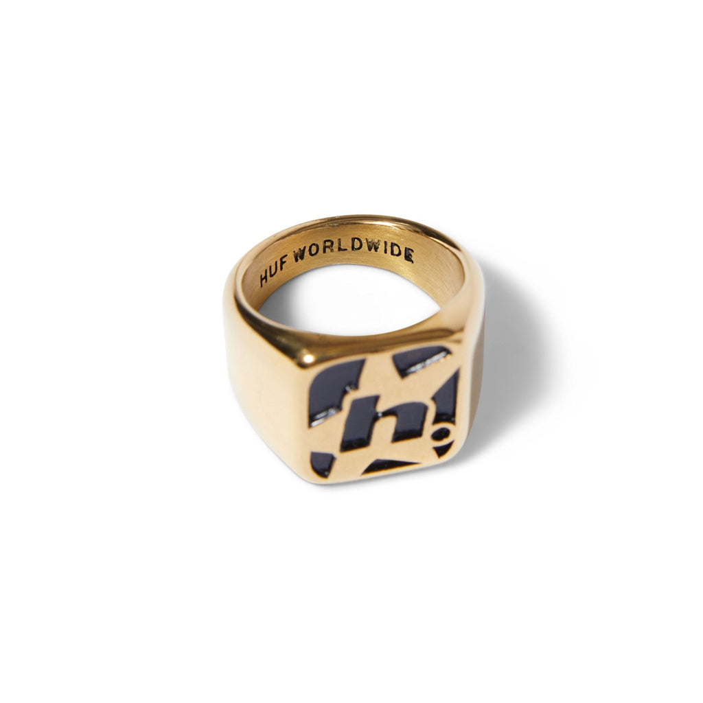 HUF H Star Ring - Gold