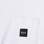 HUF SET BOX LOGO S/S POCKET TEE - White - Kubanna