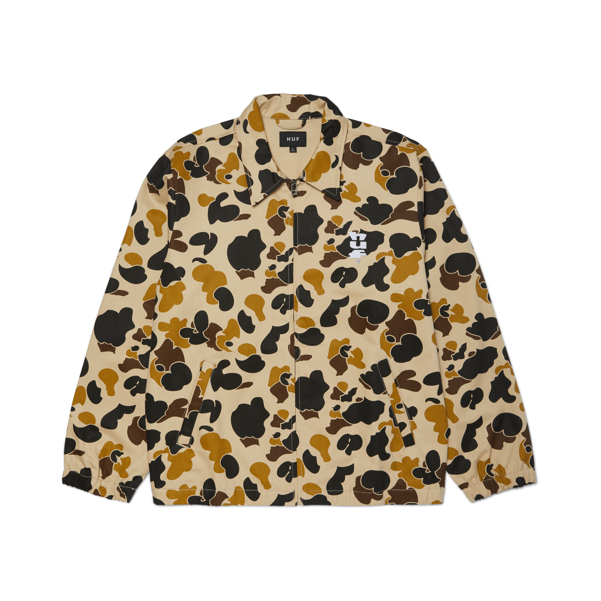 HUF SET MEGABLAST CAMO SHOP JACKET - Duck Camo - Kubanna