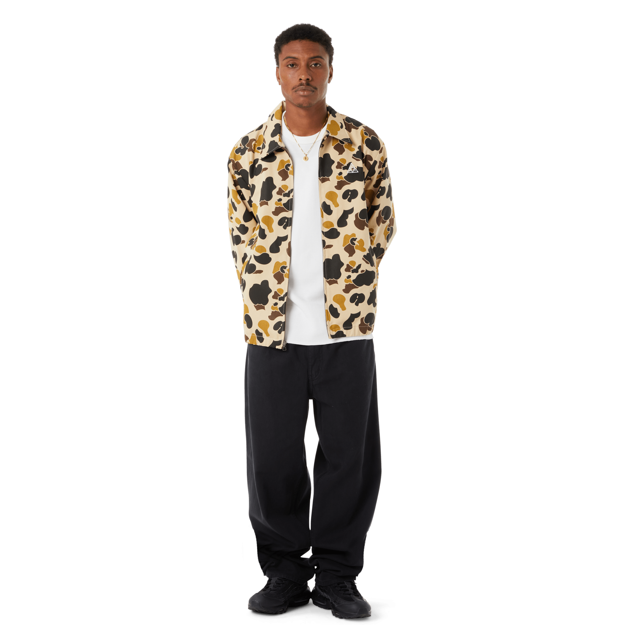 HUF SET MEGABLAST CAMO SHOP JACKET - Duck Camo - Kubanna