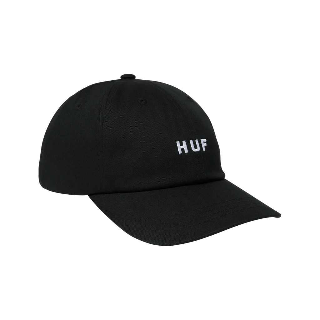 HUF SET OG CV 6 - PANEL HAT - Black - Kubanna