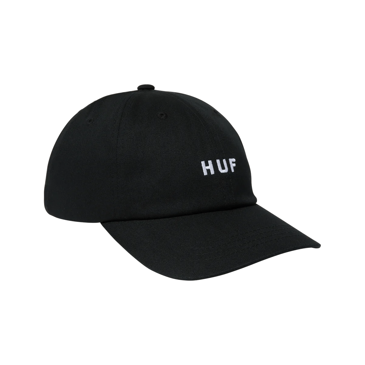 HUF SET OG CV 6 - PANEL HAT - Black - Kubanna