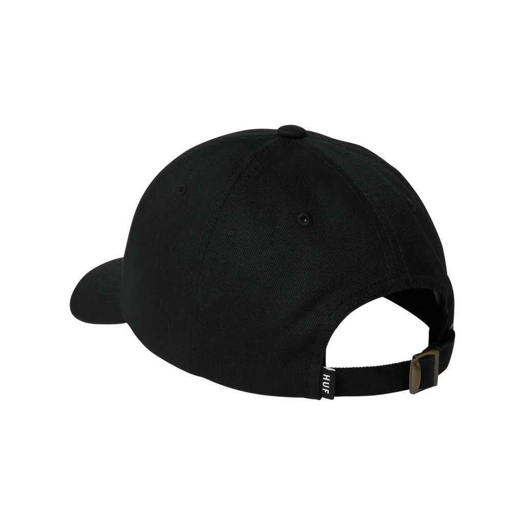 HUF SET OG CV 6 - PANEL HAT - Black - Kubanna