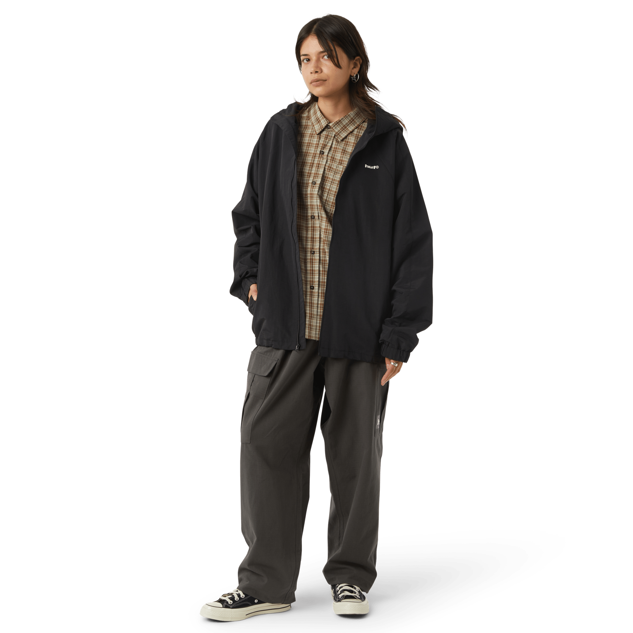 HUF Set Shell Jacket - Blackout - Kubanna