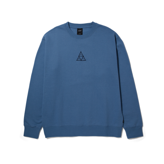 HUF Set Triple Triangle Crewneck - Slate Blue