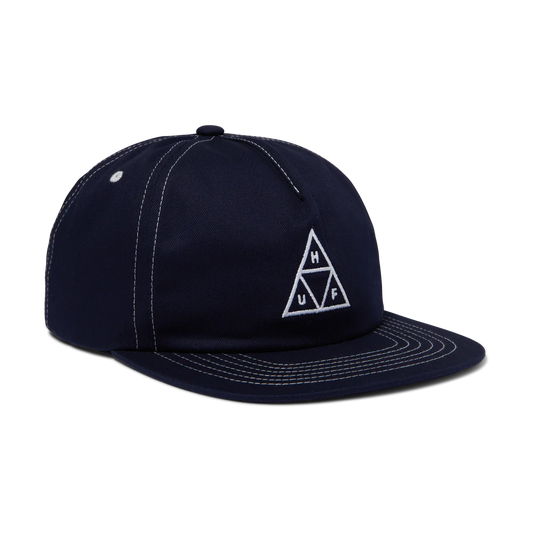 HUF SET TRIPLE TRIANGLE SNAPBACK - Navy/White