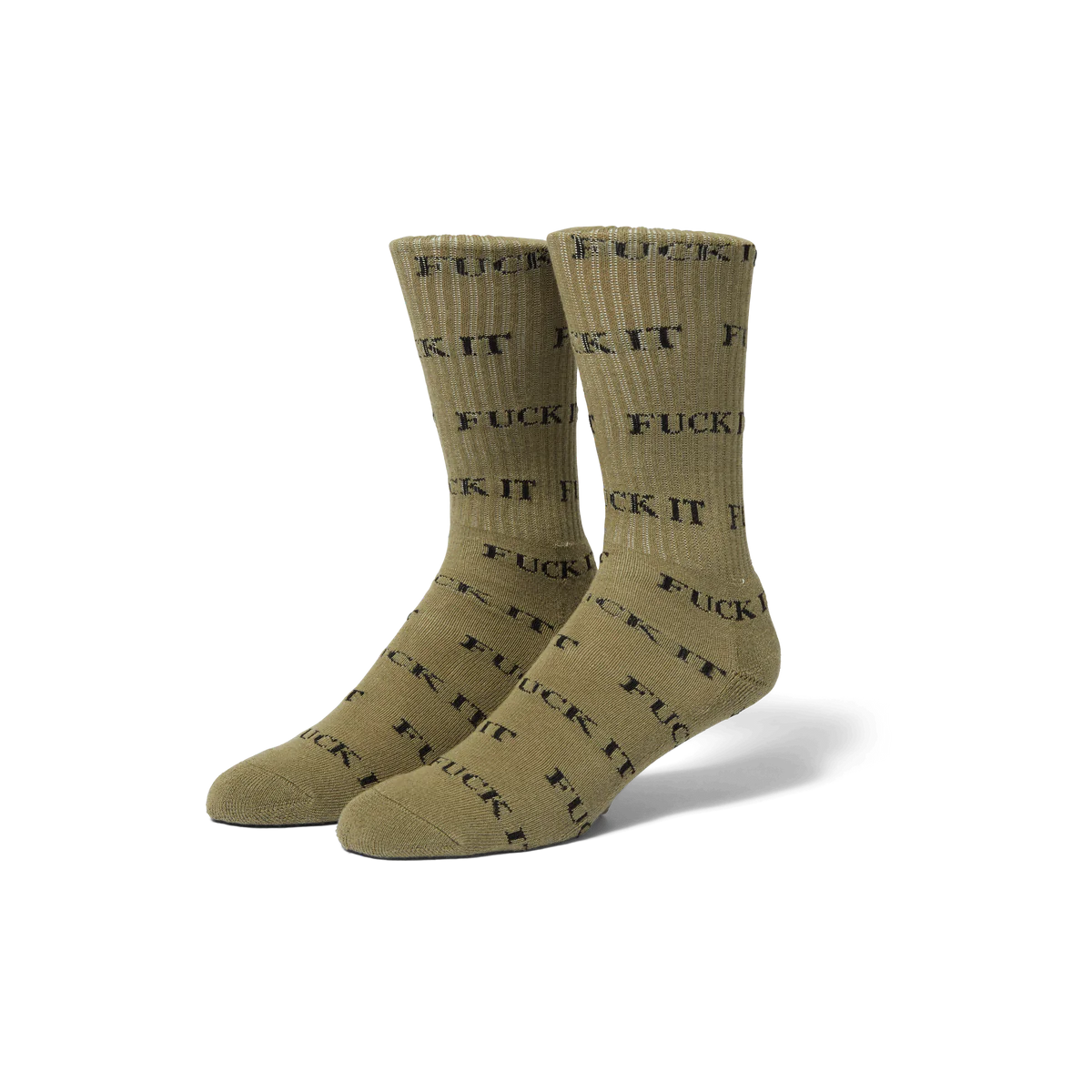 HUF VARIETY 3-PACK SOCK - olive/brown