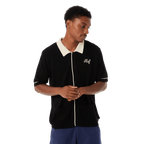 HUF ICARUS S/S KNIT TOP - Black - Kubanna