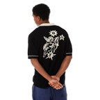 HUF ICARUS S/S KNIT TOP - Black - Kubanna