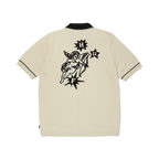 HUF ICARUS S/S KNIT TOP - Natural - Kubanna