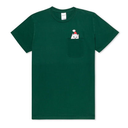 RIPNDIP Lord Santa Pocket Tee - Hunter Green