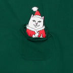 RIPNDIP Lord Santa Pocket Tee - Hunter Green - Kubanna