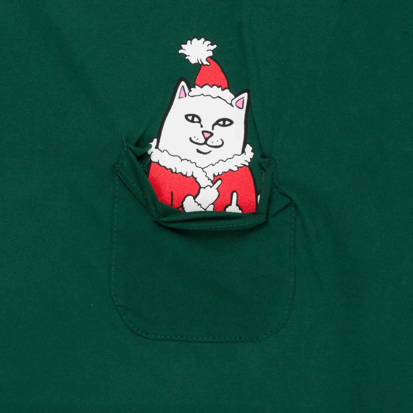 RIPNDIP Lord Santa Pocket Tee - Hunter Green