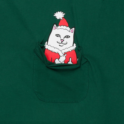 RIPNDIP Lord Santa Pocket Tee - Hunter Green