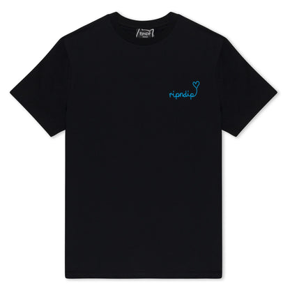 RIPNDIP THREADS TEE BLACK