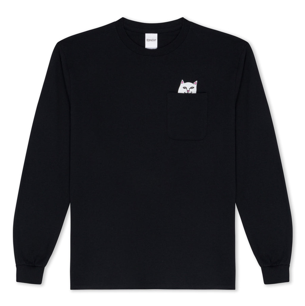 RIPNDIP Lord Nermal Longsleeve T-Shirt - Black - Kubanna