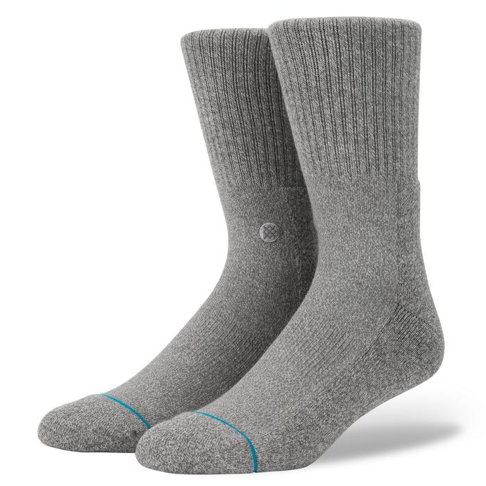 Stance ICON Crew Sock - Grey Heather