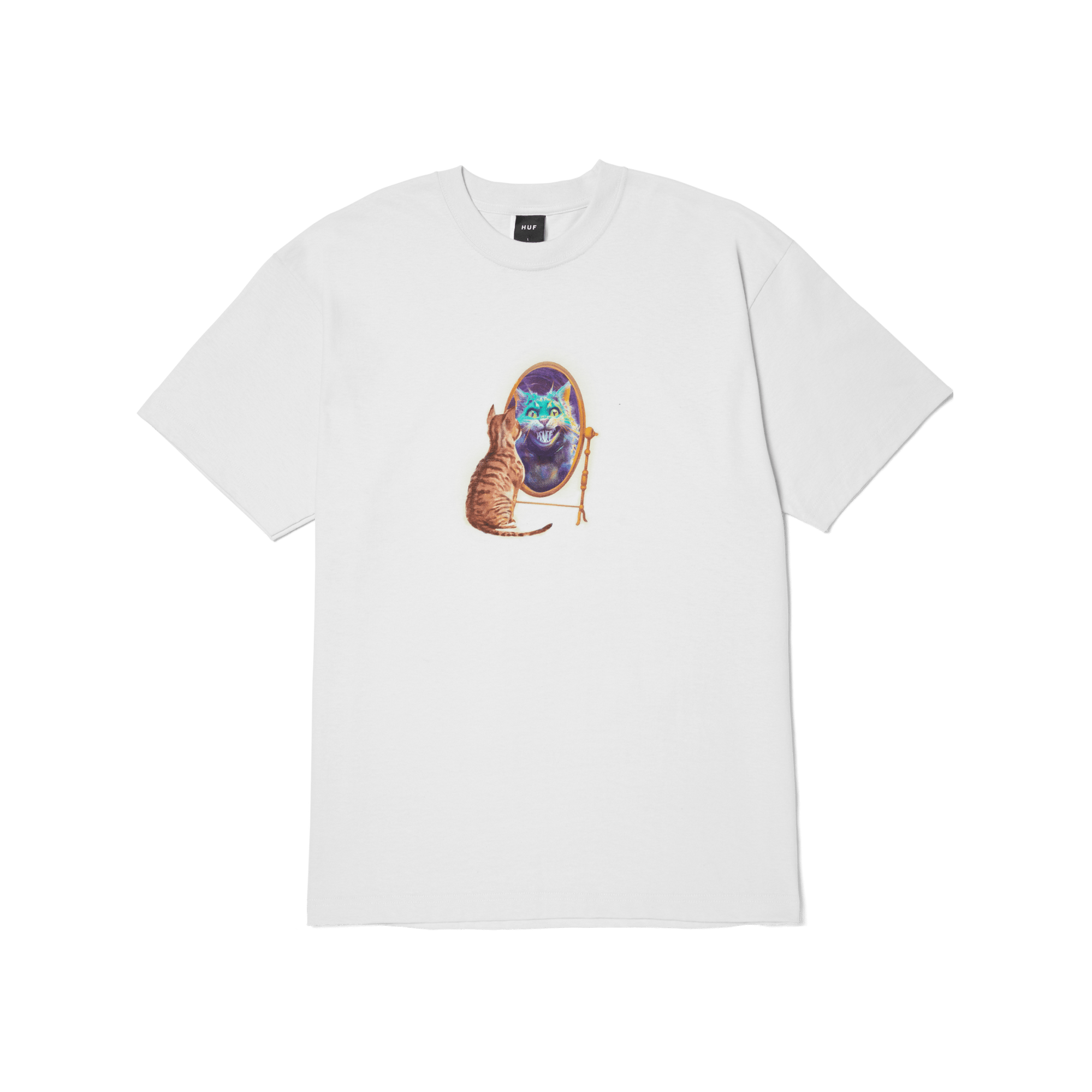 HUF MIRROR S/S TEE - White