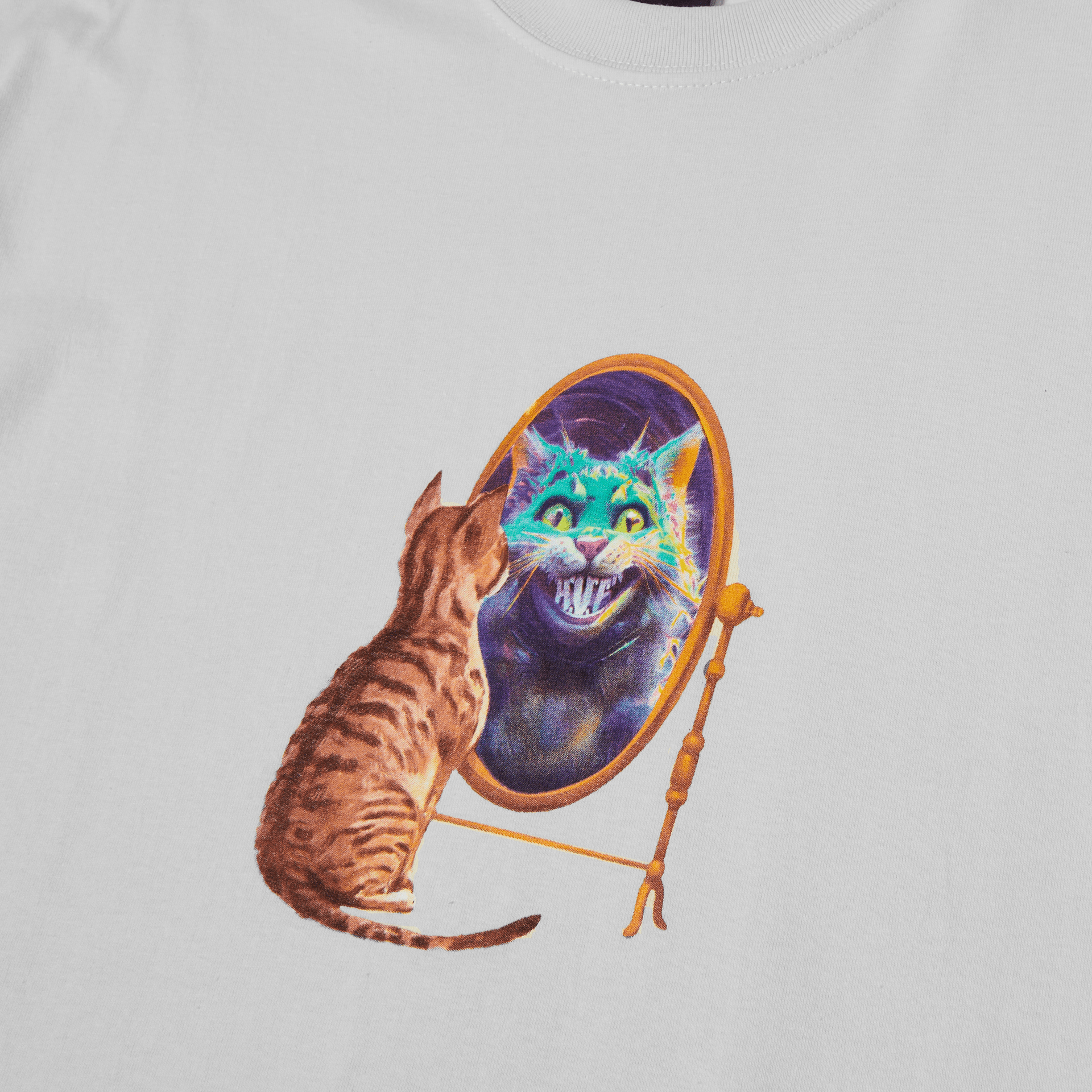 HUF MIRROR S/S TEE - White