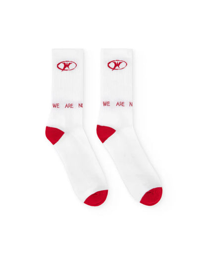 WANF Oval W Socks - White