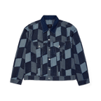 HUF PATCHWORK DENIM JACKET - Denim - Kubanna