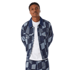 HUF PATCHWORK DENIM JACKET - Denim - Kubanna