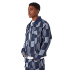 HUF PATCHWORK DENIM JACKET - Denim - Kubanna