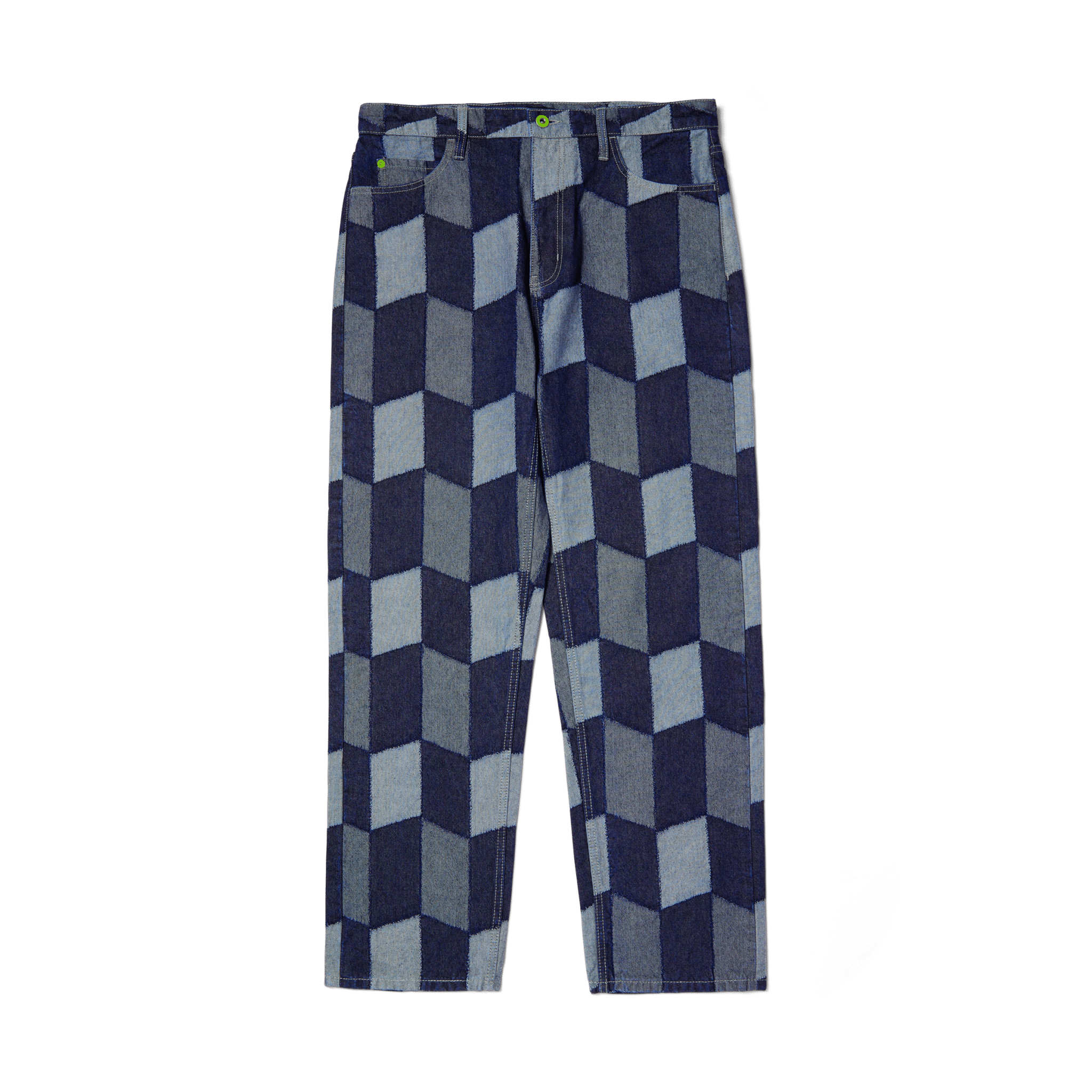 HUF PATCHWORK DENIM PANT - Denim - Kubanna