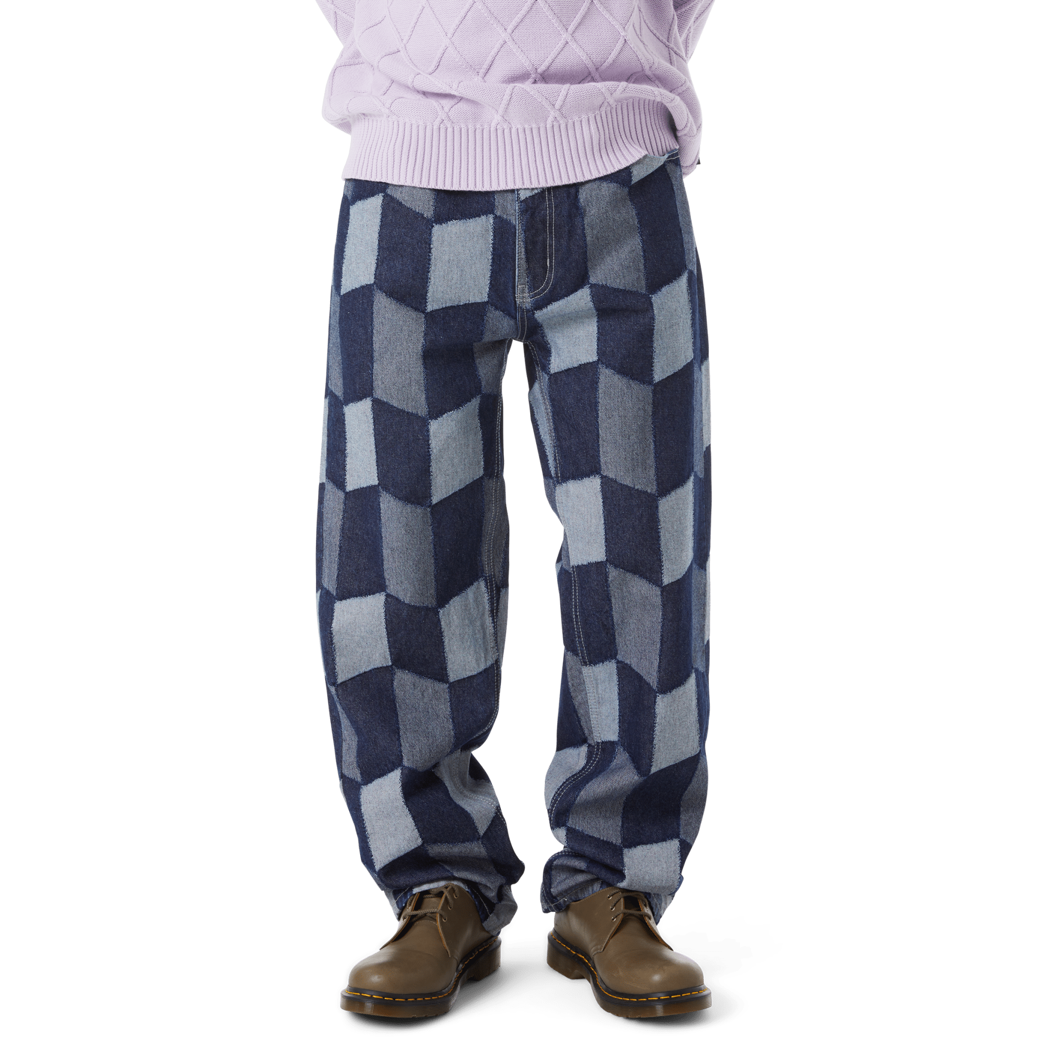 HUF PATCHWORK DENIM PANT - Denim - Kubanna