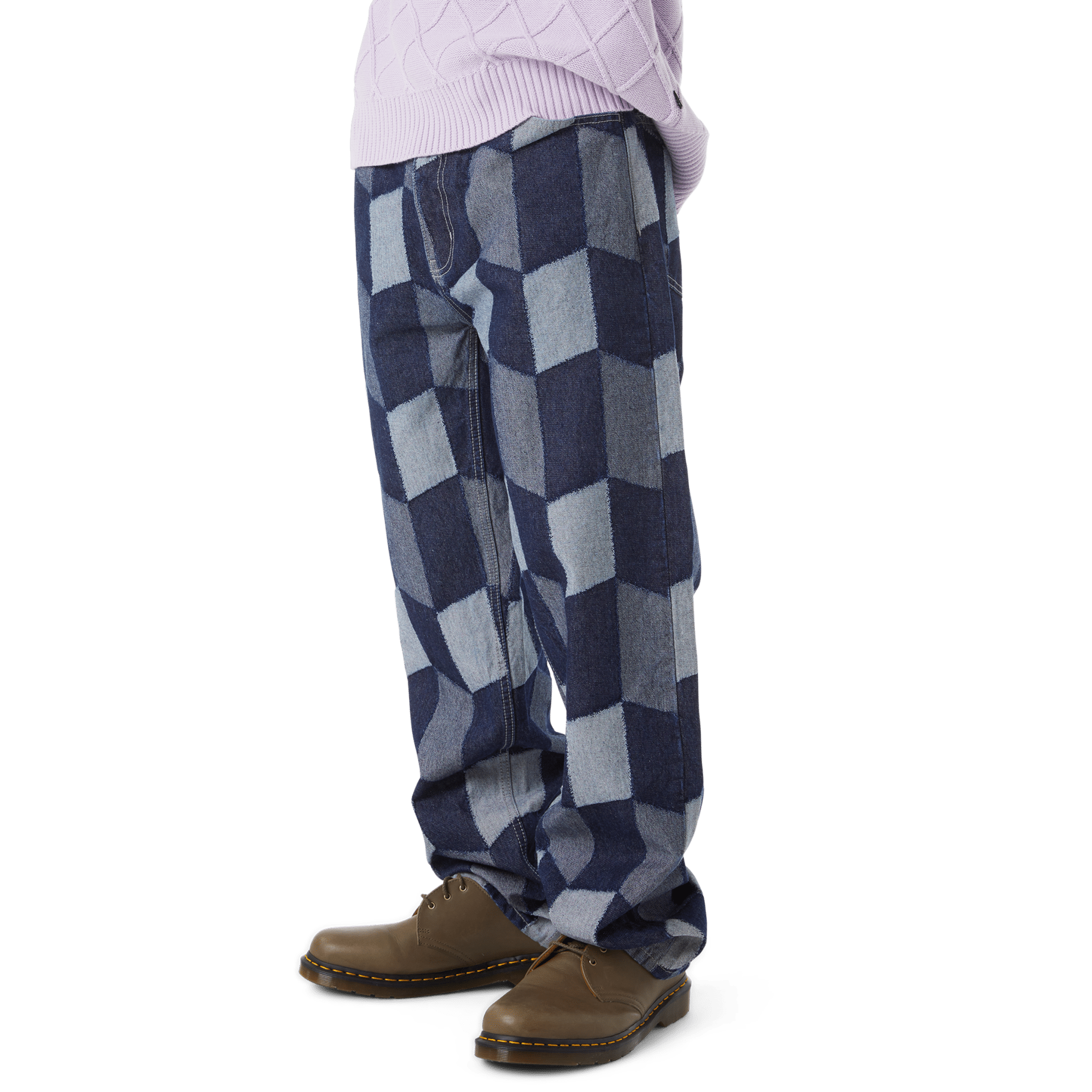 HUF PATCHWORK DENIM PANT - Denim - Kubanna