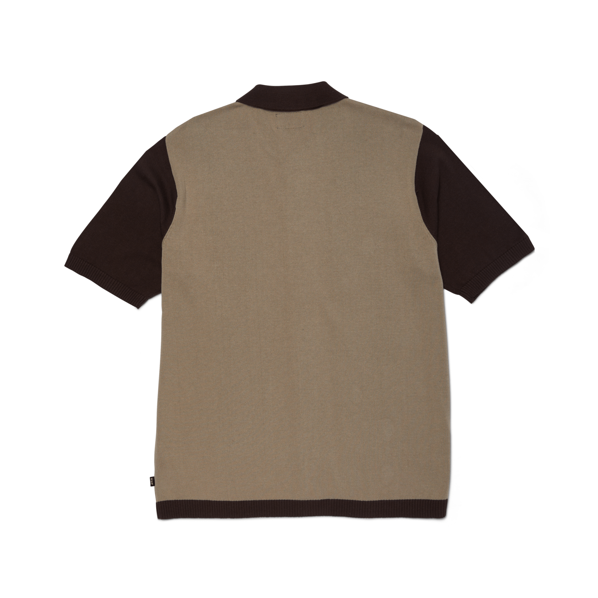 HUF PILLAR S/S KNIT SWEATER - Brown - Kubanna