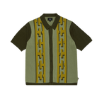 HUF PILLAR S/S KNIT SWEATER - Moss - Kubanna