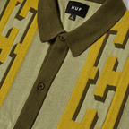 HUF PILLAR S/S KNIT SWEATER - Moss - Kubanna