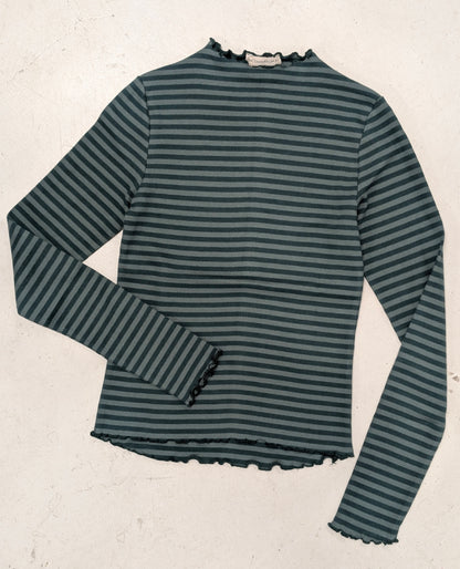 24 colours Striped Shirt - Green